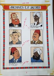 Planche des personnages à modifier Planche des personnages à modifier