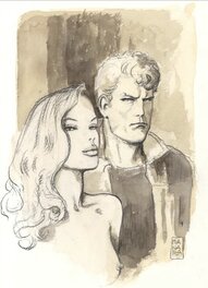 Milo Manara - Hommage a Martin Mystère - Original Illustration