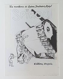 Al Severin - Spirou sous le manteau - couverture - Couverture originale