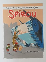 Spirou sous le manteau - couverture en couleurs