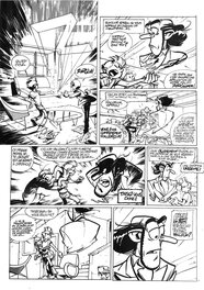 Jose Luis Munuera - Spirou & Fantasio - Aux sources du Z - page 4 - Planche originale