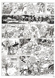 Yoann - Planche originale 50 de SPIROU ET FANTASIO tome 55 La colère du Marsupilami, par YOANN - Comic Strip