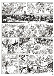 Yoann - Planche originale 50 de SPIROU ET FANTASIO tome 55 La colère du Marsupilami, par YOANN - Planche originale