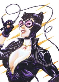 Edson Novaes - Catwoman par Novaes - Illustration originale
