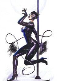 Edson Novaes - Catwoman par Novaes - Original Illustration
