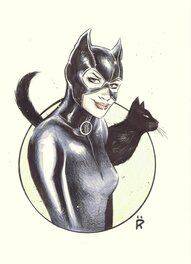 Raül Fernandez Fonts - Catwoman par Raül Fernandez - Illustration originale