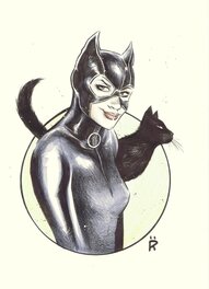 Raül Fernandez Fonts - Catwoman par Raül Fernandez - Original Illustration