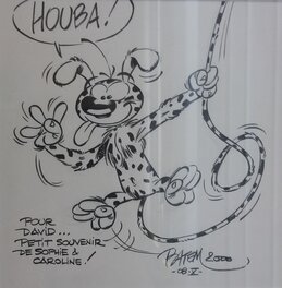 Batem - Le Marsupilami - Original Illustration