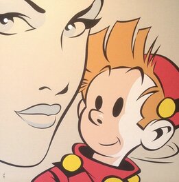 Walter Minus - Le Spirou de Walter Minus - Original art