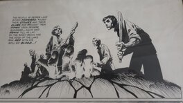 Berni Wrightson - Pepper lake monster - Planche originale