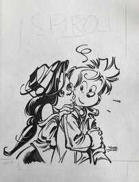 Spirou et Fantasio : Luna Fatale couverture Spirou Magazine