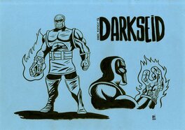 Brüno - Brüno - Darkseid Hommage à Jack kirby - Original Illustration