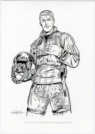 Gil Formosa - Gil Formosa Buck Danny - Original Illustration