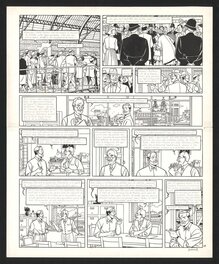 André Juillard - Blake & Mortimer : La Machination Voronov - Planche originale