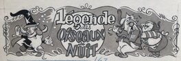 Claude Marin - La légende des oiseaux de nuit - Original Illustration