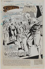 Dick Dillin - Batman - World's Finest - Dick Dillin - Planche originale