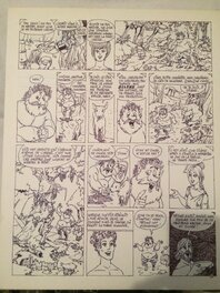 Planche de la mythologie par les bulles