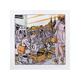 Sérigraphie : Le 30x 40 Chaland Sérigraphie : Le 30x 40 Chaland