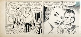 Rip Kirby par Alex Raymond, 2/3 Daily, daté du 19 mai 1955