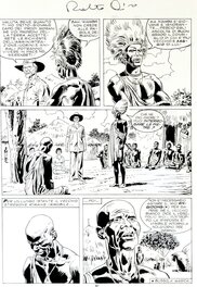 Roberto Diso - Mister No - I razziatiori della savana, planche 87 (Bonelli) - Planche originale