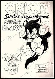 Edmond-François Calvo - Cri Cri - Souris d'Appartement contre Matou - Comic Strip