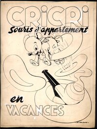 Edmond-François Calvo - Cri Cri, Souris d'Appartement en Vacances - Original Cover