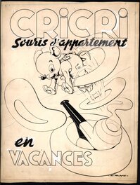 Edmond-François Calvo - Cri Cri, Souris d'Appartement en Vacances - Couverture originale