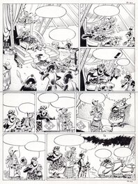 Eddy Ryssack - Colin Colas "L'appel des Tam-Tams" Planche 41 - Planche originale