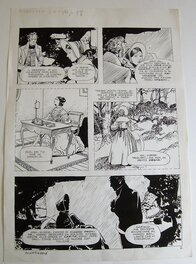 Attilio Micheluzzi - Page 7 d'une histoire romantique sur une pionnière des soins infirmiers . - Planche originale