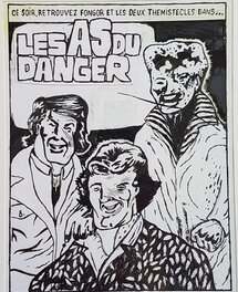 Pierre La Police - LES AS DU DANGER - Planche originale