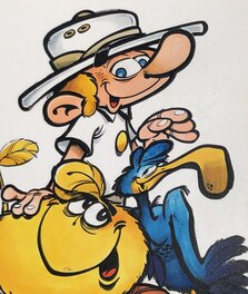 Le Flagada - poster du journal Spirou - Détail. Le Flagada - poster du journal Spirou - Détail.