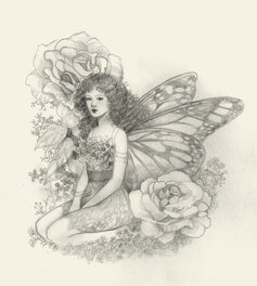 Annie Stegg - Etude Féerique - Illustration originale