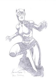 Philippe Xavier - Catwoman par Xavier - Illustration originale