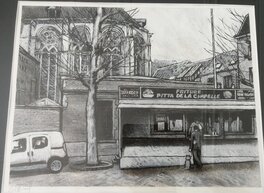 Jean-Claude Götting - Gotting Friterie de La Chapelle - Illustration originale