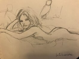 Milo Manara - BB - Illustration originale