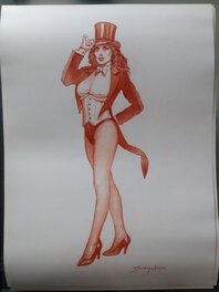 Manuel Sanjulián - Planche originale zatanna par sanjulian - Comic Strip