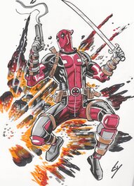 Ty Templeton - Deadpool - Original Illustration