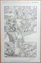 Aaron Lopresti - Sword of sorcery 2 épisode 0 - Planche originale