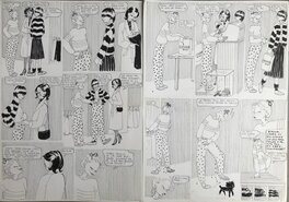 Chantal De Spiegeleer - Mirabelle pl 1 et 3 - Planche originale