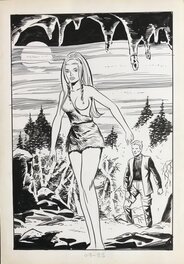 Giogio Cambiotti - Jacula la vampire n° 49 pl 33 - Planche originale