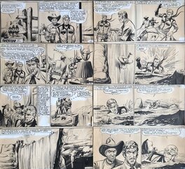 Emilio Uberti - Tornado 52ème épisode p 193 à 200 - Planche originale