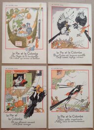 Série Complète des  Fables de FLORIAN La  Pie et La Colombe . Série Complète des  Fables de FLORIAN La  Pie et La Colombe .