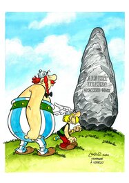 Maciej Mazur - In memory of Albert Uderzo - Original art