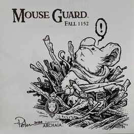 David Petersen - Petersen David - Mouse Guard Fall 1152 - Uberdoodle - Lieam - Original art