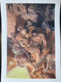 Esad Ribic - Esad Ribic, Conan the Barbarian, cover #6 - Original Cover