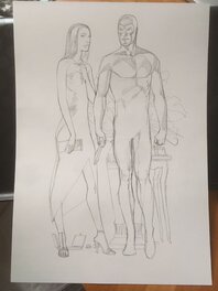 The preliminary sketched version. The preliminary sketched version.