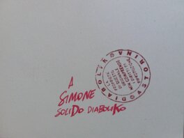 The typical Astorina logo with a nice dedication. The typical Astorina logo with a nice dedication.