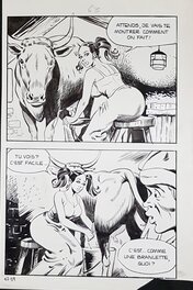 Dino Leonetti - Maghella #17 p59 - Planche originale