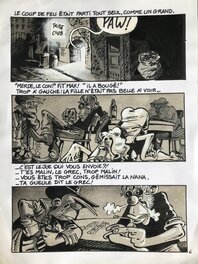 Emmanuel Boem - Un polar pl 6 - Planche originale