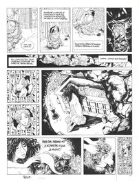 Claude Pelet - Sasmira Tome 2 La fausse note pl 52 - Planche originale